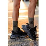 Milena Women's socks with the text Hotter Than Your Ex olive | Shoptok.si