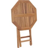  Sklopivi vrtni stol 60 x 60 x 75 cm od masivne tikovine | shoptok.hr