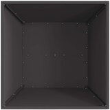 vidaXL Crna Čelik otporan na hrđu 60 x 60 x 30 cm Izdržljivo Vatrnjak | shoptok.hr