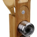 5five five držač kuhinjskog alata 8X13X31,5 cm bambus/inox/pp natural 111530 | ePonuda.com