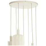 Light & Living Kremno bela viseča svetilka s tekstilnim senčilom ø 50 cm Tufia – | Shoptok.si
