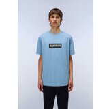 Napapijri S-box logo ss faded denim i84 Cene