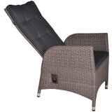 Garden Pleasure Tamno siva vrtna stolica od umjetnog ratana Braga - | shoptok.hr