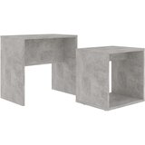 vidaXL Set stolića za kavu siva boja betona 48 x 30 x 45 cm od iverice | shoptok.hr