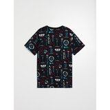 Sinsay Pamučna majica dugih rukava s printom Rick and Morty | shoptok.hr