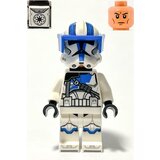 Lego Star Wars sw1247 Clone Heavy Trooper, 501st Legion (Phase 2) - White Arms, Blue Visor, Backpack, Nougat Head, Helmet with Holes