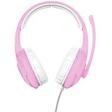 Trust Slušalice - GXT 411P Radius (2m kabel; mikrofon; kontrola glasnoće; 3,5 mm TRRS utičnica + Y kabel; roza) | shoptok.hr