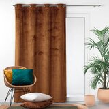 Douceur d intérieur Smeđa zavjesa od samta 140x240 cm Analia – | shoptok.hr