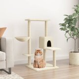 vidaXL Mačje drevo s praskalniki iz sisala krem 95 cm | Shoptok.si