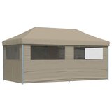 Šator za zabavu na sklapanje Sivo-smeđa 580 x 292 x 315 cm | shoptok.hr