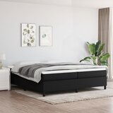 The Living Store Posteljni okvir črn 200x200 cm blago - Box Spring Posteljni Okvir, (21516760) Cene