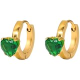  Naušnice BA-23559 - Zlatna / Zelena KP23559 | shoptok.hr