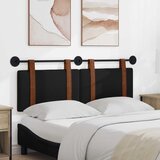  Držeće uzglavlje Zidne Crna 130 x 55 x 5 cm Antikni PU | shoptok.hr