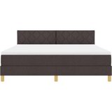 vidaXL Postelja s Škatlo z Nadvleko Temno Rjava 180x200 cm Tkanina, (22082785) | Shoptok.si