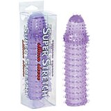 Seven Super Stretch - lila silikonska navlaka za penis SEVCR00359