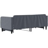  Dnevni krevet na razvlačenje bez madraca tamnosivi 90 x 200 cm | shoptok.hr