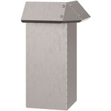 vidaXL Ograda protiv puževa 4 pcs Rđa 13,5 x 13,5 x 25 cm | shoptok.hr