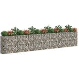  Gabionska povišena gredica od pocinčanog željeza 540x50x100 cm | shoptok.hr