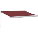 Tenda Ročno zložljiva tenda bordo 350x250 cm | Shoptok.si