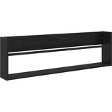  Polica za časopise s policom 2 pcs Crni hrast 100 x 12 x 30 cm | shoptok.hr