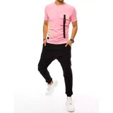 DStreet Dres męski różowo-czarny | shoptok.hr