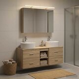  Set namještaja za kupaonicu 4 kom. Hrast sonoma | shoptok.hr