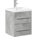  The Living Store Kopalniška omarica z umivalnikom betonsko siva - Omarica Za Umivalnik Za Kopalnico, (21448201) | Shoptok.si