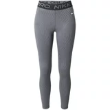 Nike Sportske hlače 'Pro' antracit siva / crna / bijela