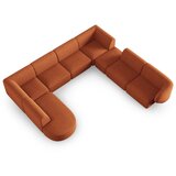 Milo Casa Kutna garnitura od šenila boja terakote (s desnim kutom/u obliku slova "U") Paolo – | shoptok.hr