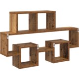vidaXL Polica na zidu Staro drvo 82 x 15 x 51 cm Konstruirano drvo | shoptok.hr