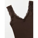 Sinsay Viskozna bluza na naramenice s čipkom | shoptok.hr