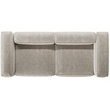 Cosmopolitan Design Bež sedežna garnitura iz rebrastega žameta 264 cm Bergano – | Shoptok.si