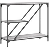  Konzolni stol siva boja hrasta 88,5x30x75 cm konstruirano drvo | Eponuda.ba