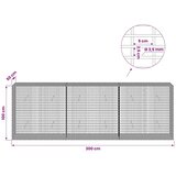  Gabion s žicom debljine 3 5 mm i mrežom 5x2 5 cm 300x50x100 cm - 50 cm 100 cm 300 cm | shoptok.hr