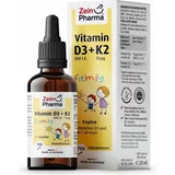 ZeinPharma Vitamin D3 200 IU + K2 15 µg obiteljske kapi