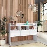 vidaXL Komoda visoki sjaj bijela 105 x 30 x 70 cm od iverice Cijene