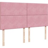  Krevet s oprugama i madracem ružičasti 200x200 cm baršunasti | shoptok.hr
