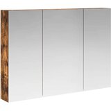  Kupaonski ormar s ogledalom Dimljeni hrast 100 x 14 5 x 70 cm | shoptok.hr