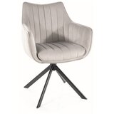  Stolica AZALIA - baršun - svijetlo siva | shoptok.hr