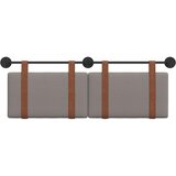  Držeće uzglavlje Zidne Sivo-smeđa 150 x 55 x 5 cm Antikni PU | Eponuda.ba