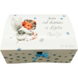  Anđeo čuvar na Kutiji uspomena za dječake kao poklon za krštenje ili rođendan - 16. 16729 | shoptok.hr