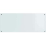  Kuhinjski zid Bijelo 120 x 50 cm Staklo otporno na udarce | shoptok.hr