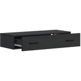 Stolna montirana na zid Crna 87 5 x 34 5 x 17 cm | shoptok.hr