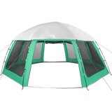 Šator za bazen s uklonjivim letvicama i mrežastim stjenkama Zelena 612 x 612 cm | Shoptok.si