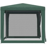  za zabave s 4 mrežasta bočna zida zeleni 2,5 x 2,5 m HDPE | Eponuda.com