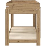  Krevet na kat za djecu Umjetnički hrast 90 x 190 cm | shoptok.hr