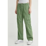 Billabong Bombažne hlače zelena barva, ABJNP00419