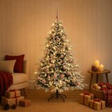  Umjetno božićno drvce s kuglicom 120 cm 150 LED lampica | shoptok.hr