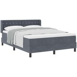 Krevet s opruga kutije Tamno siva 200 x 140 cm Baršun | Eponuda.ba