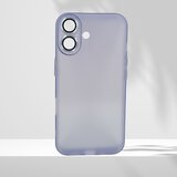  futrola matte silikon sa zastitom za kameru za iphone 16 (6.1) lila | ePonuda.com